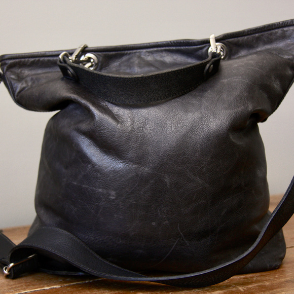 M0851 Handbags - M0851 Leather City Shopper-Grey M0851 Handbags - M0851 Leather City Shopper-Grey